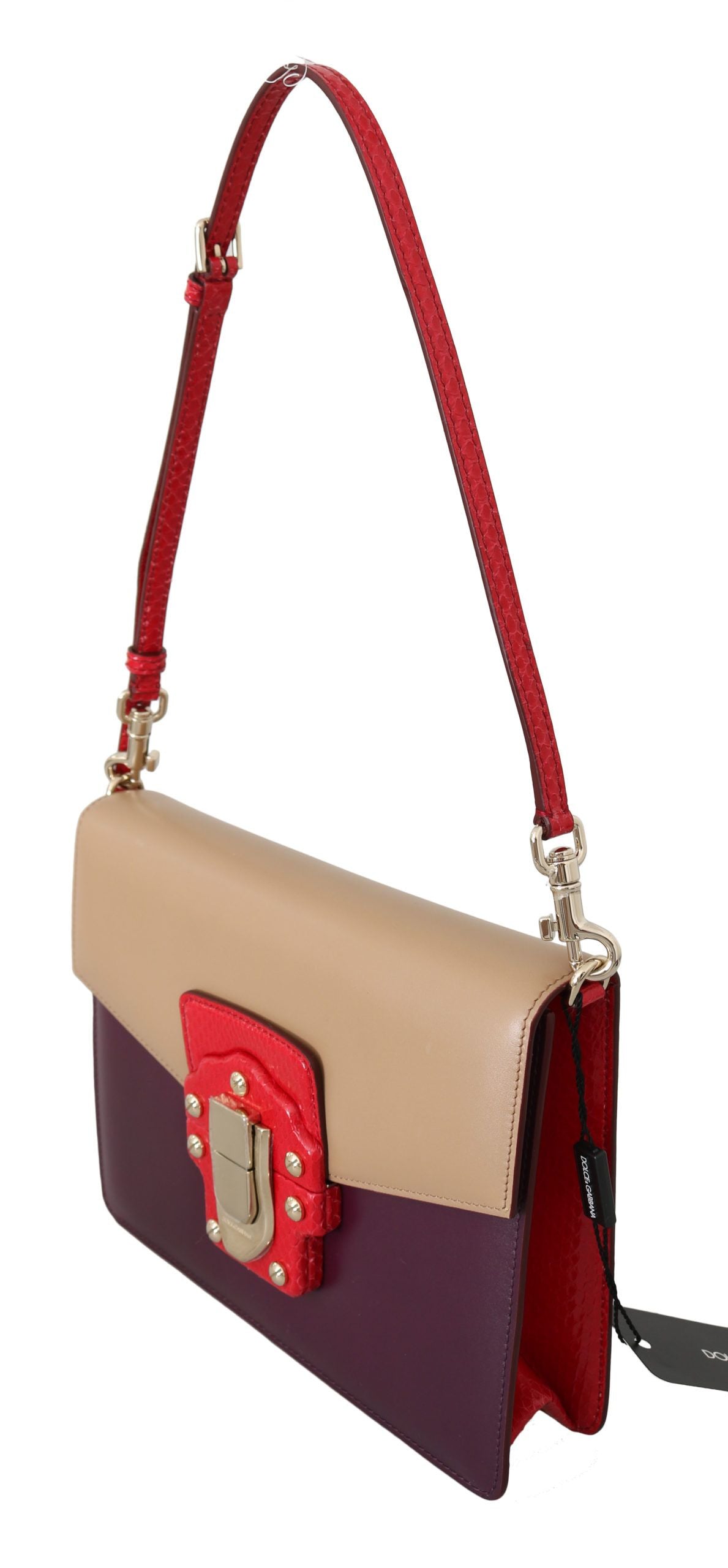 Dolce &amp; Gabbana Exquisite LUCIA Leather Shoulder Bag