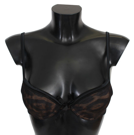 Roberto Cavalli Sultry Leopard Push Up Bra