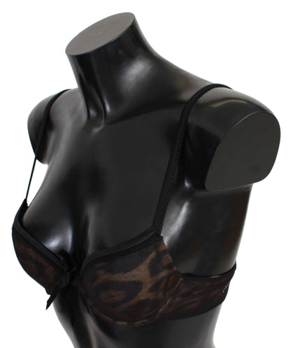 Roberto Cavalli Sultry Leopard Push Up Bra