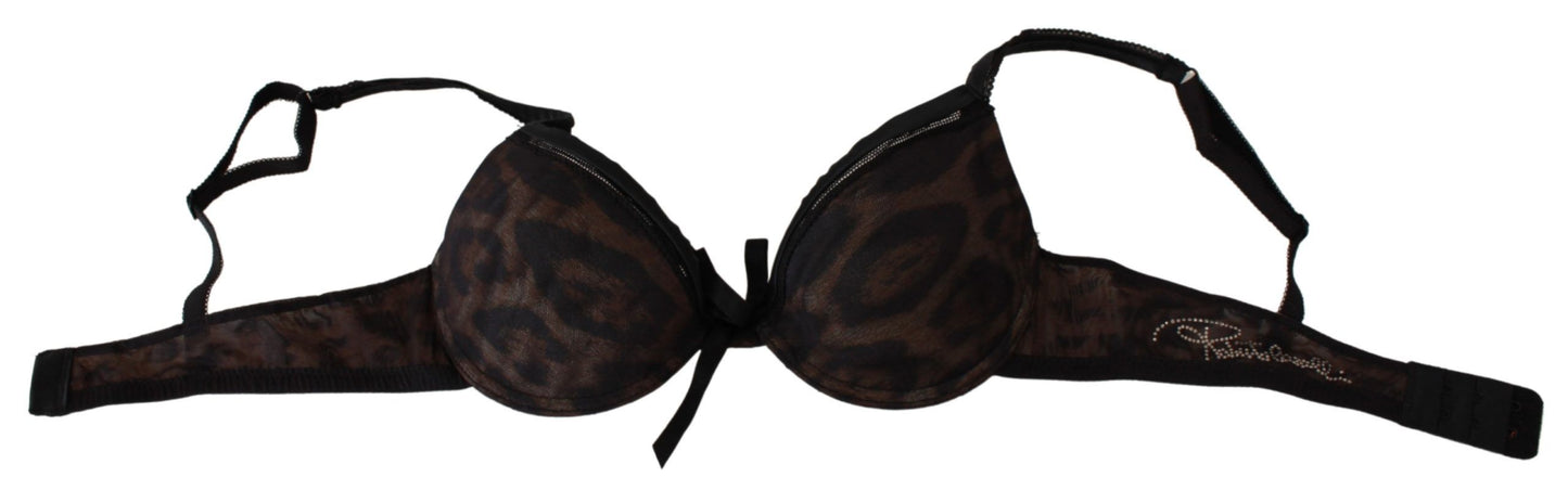 Roberto Cavalli Sultry Leopard Push Up Bra