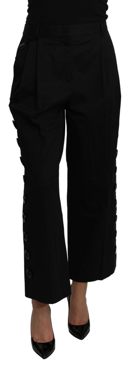 Dolce &amp; Gabbana Elegant High Waist Cropped Pants