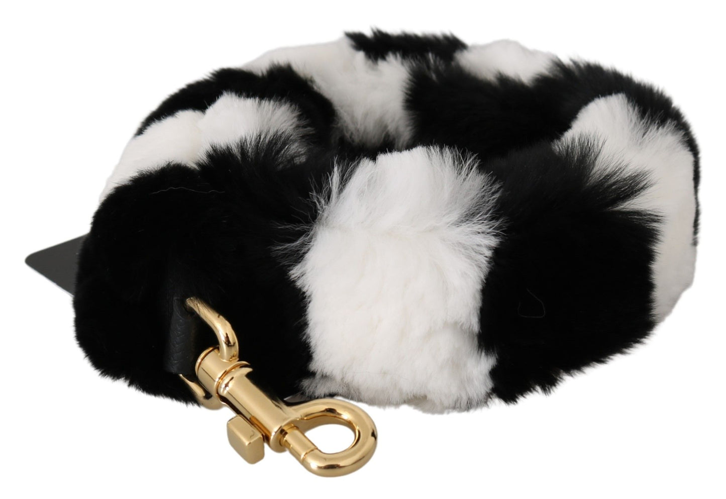 Dolce &amp; Gabbana Elegant Fur Shoulder Strap Accessory