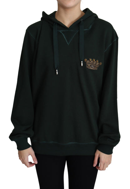 Dolce &amp; Gabbana Regal Crown Embroidered Hoodie