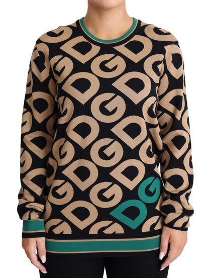 Dolce &amp; Gabbana Elegant Multicolor Wool Blend Sweater