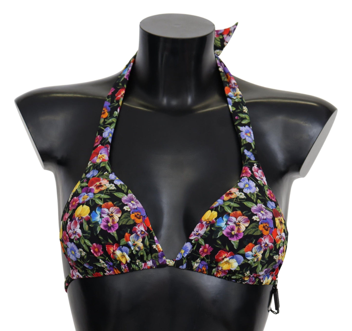 Dolce &amp; Gabbana Chic Floral Printed Bikini Top