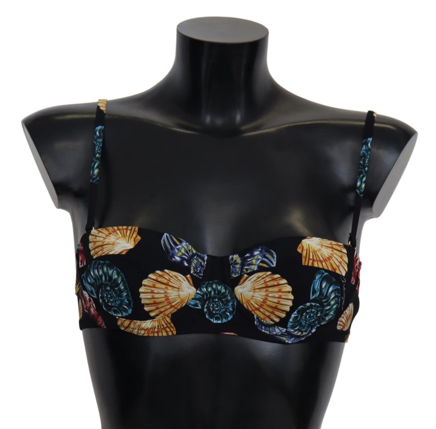 Dolce &amp; Gabbana Chic Seashell-Print Bikini Top