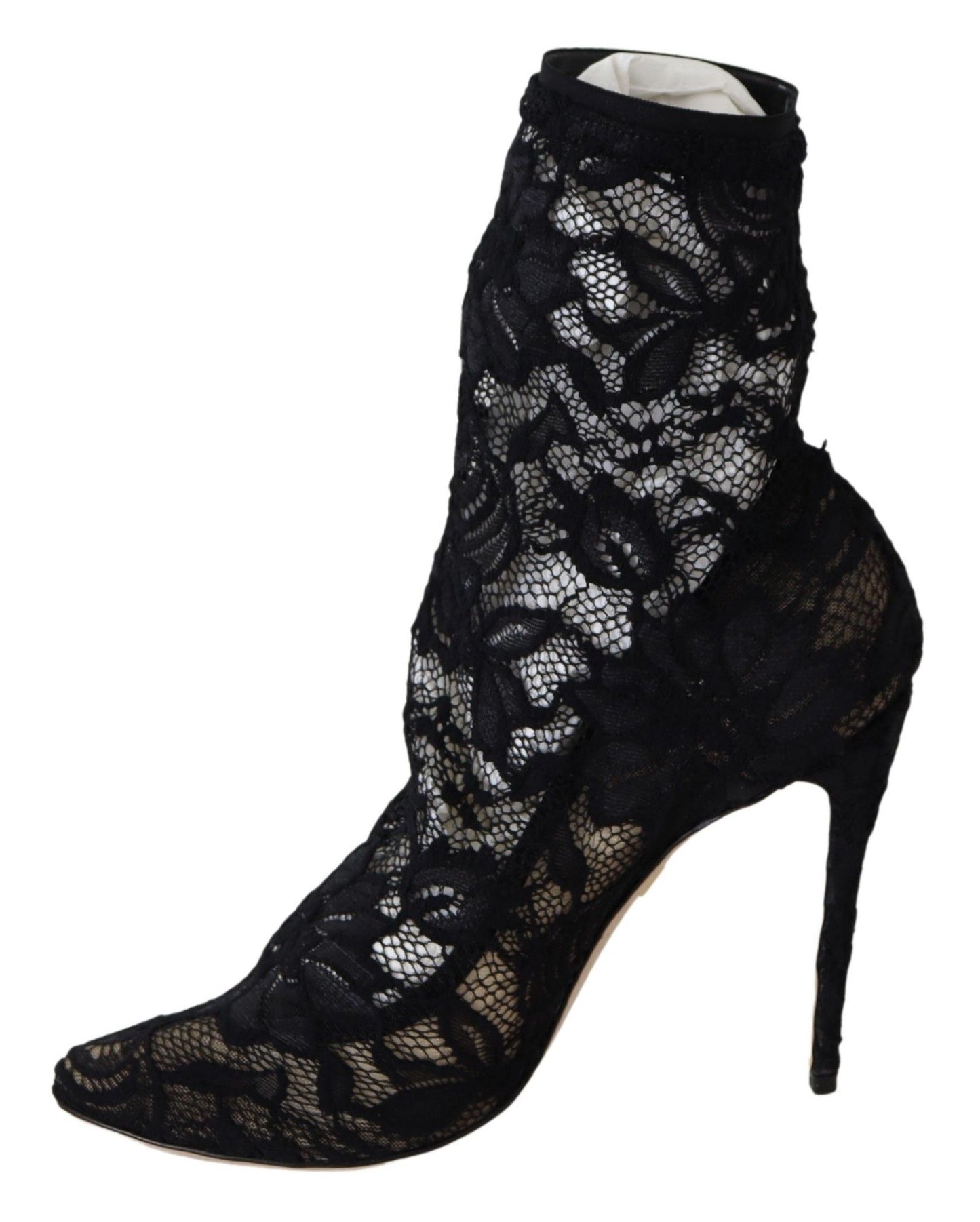 Dolce &amp; Gabbana Black Lace Taormina Pumps Elegance Unleashed