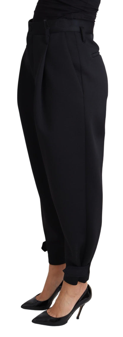 Dolce &amp; Gabbana Elegant High-Waist Cropped Trousers