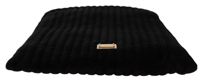 Dolce &amp; Gabbana Elegant Velvet Quilted Glasses Holder Bag