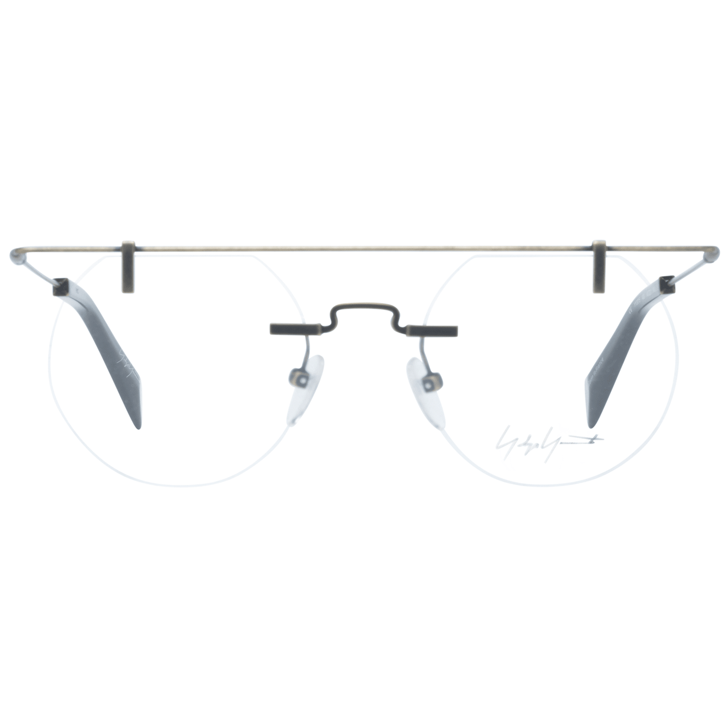 Yohji Yamamoto Gray Men Optical Frames