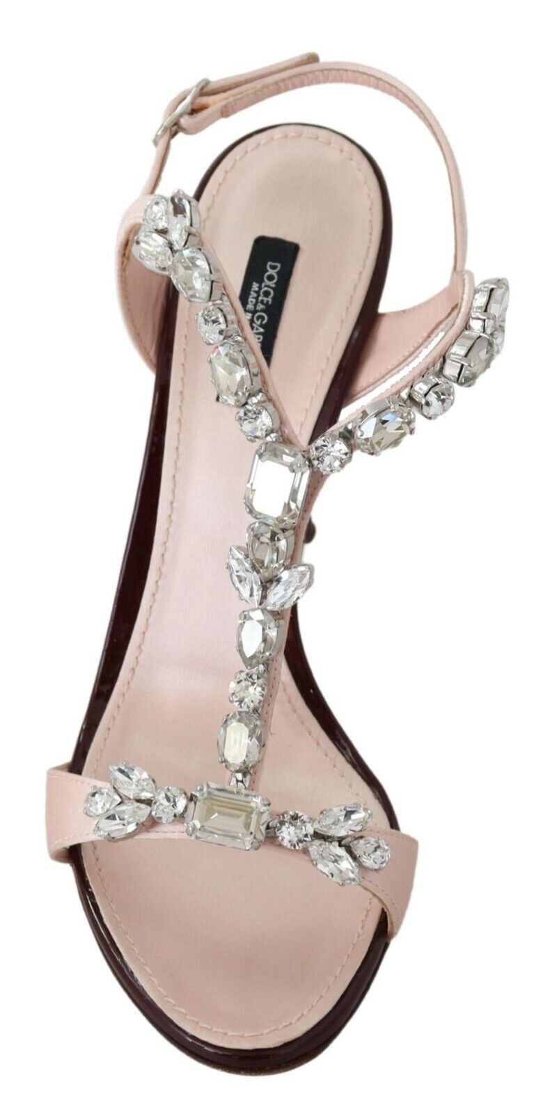 Dolce &amp; Gabbana Crystal-Embellished Stiletto Sandals