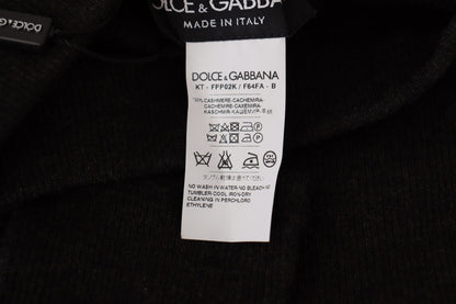 Dolce &amp; Gabbana Elegant Cashmere Gray Tights | Winter Luxury