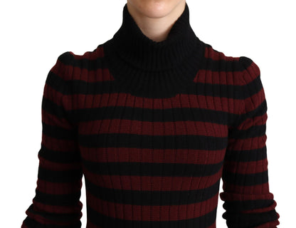 Dolce &amp; Gabbana Chic Striped Wool-Cashmere Sweater