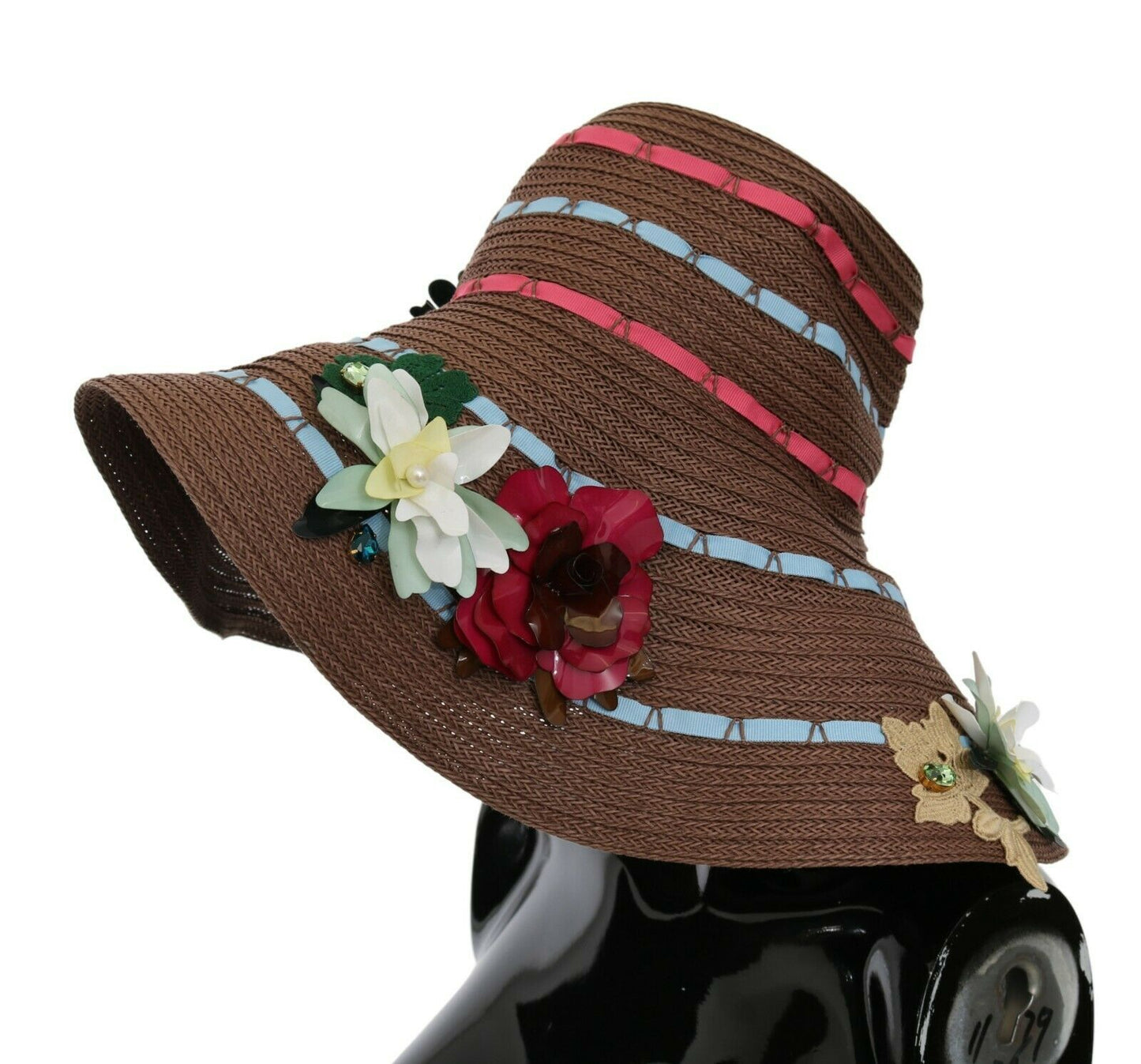 Dolce &amp; Gabbana Elegant Floppy Floral Wide Brim Hat