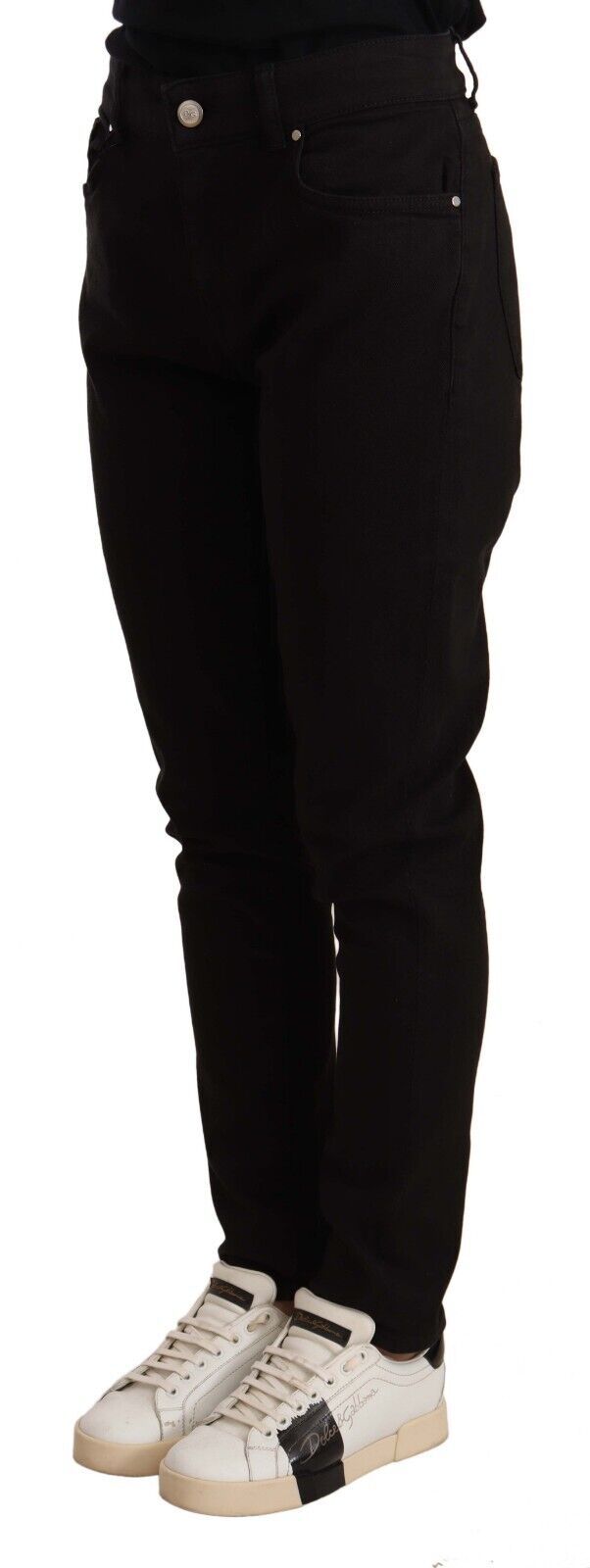 Dolce & Gabbana Elegant Slim-Fit Black Skinny Jeans