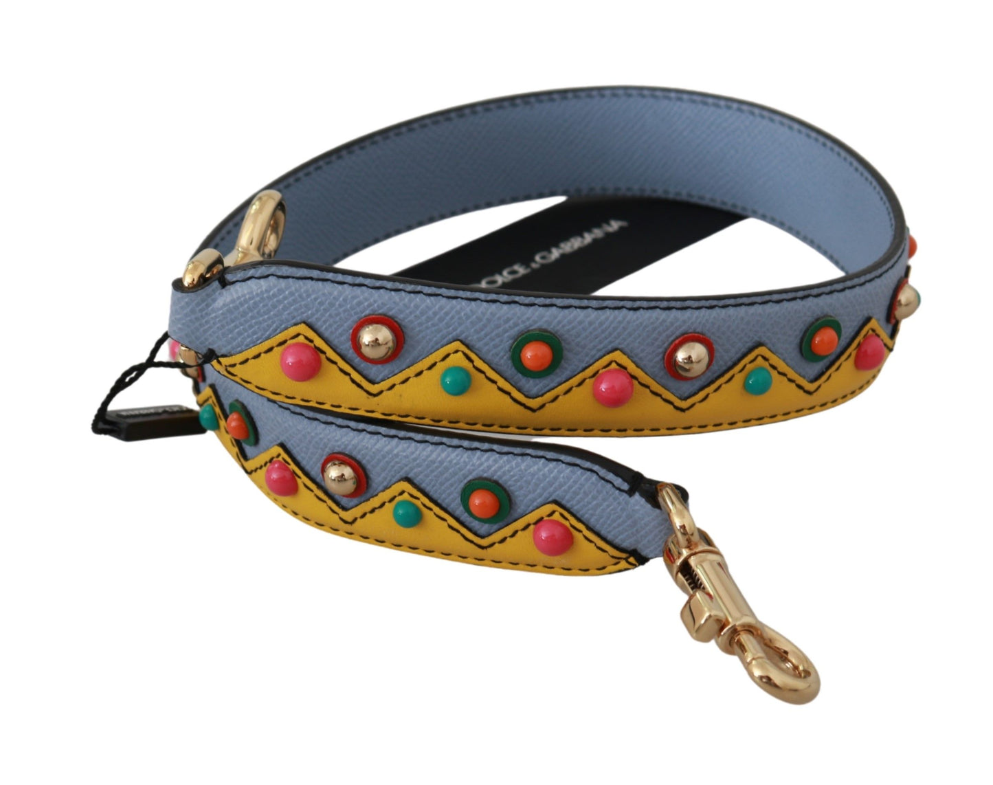 Dolce &amp; Gabbana Multicolor Leather Shoulder Strap Accessory