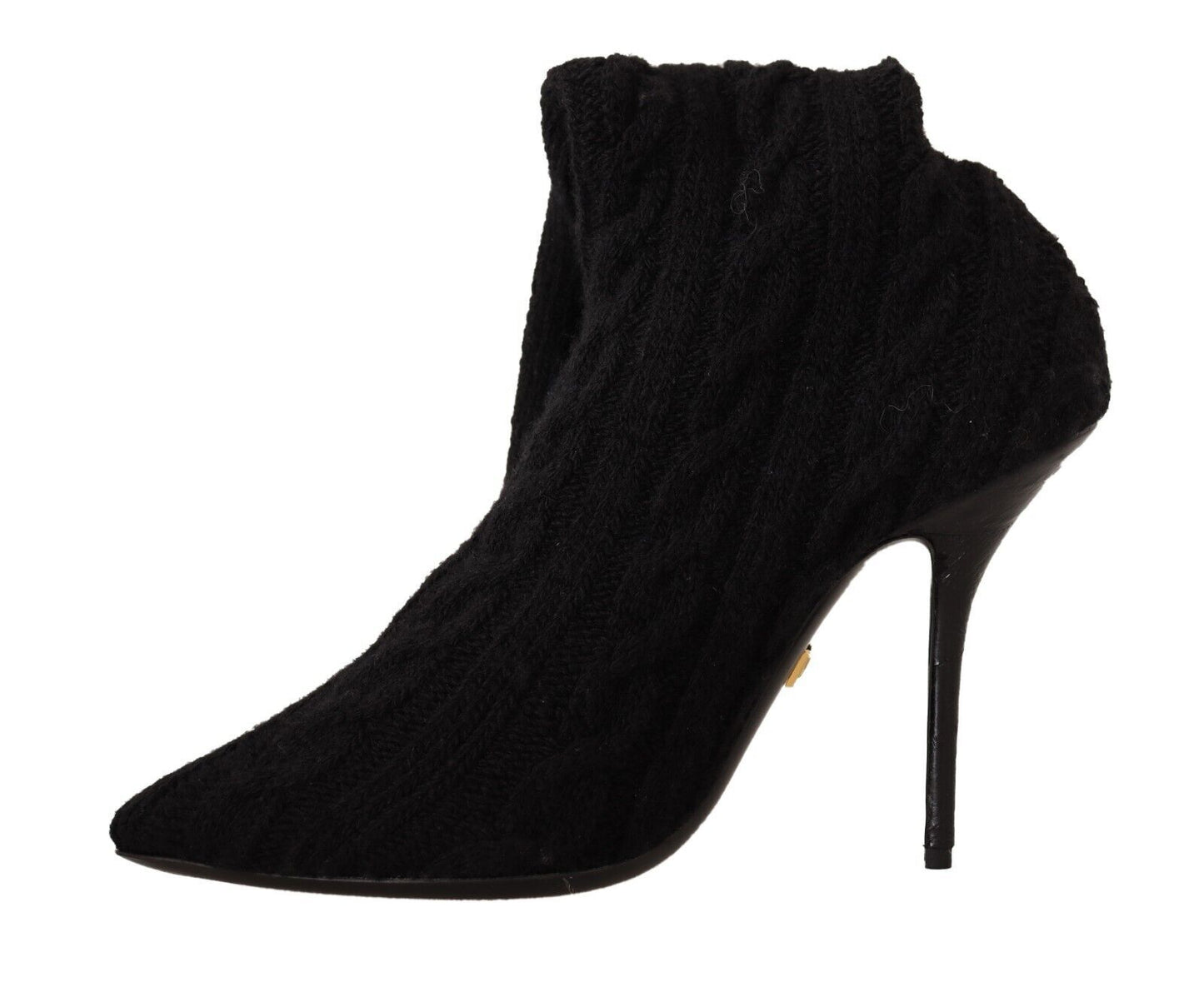 Dolce &amp; Gabbana Elegant Stretch Sock Boots in Black