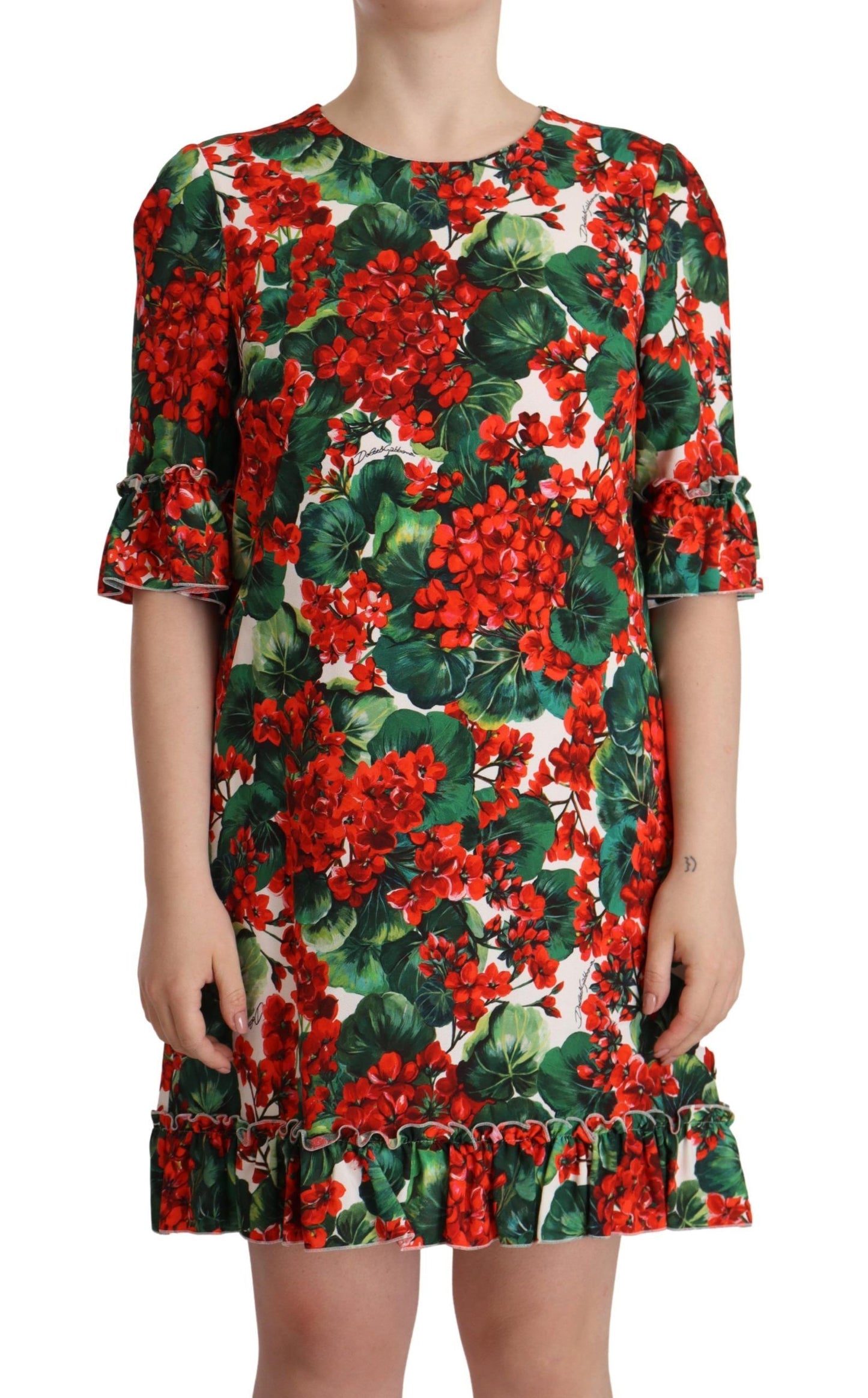 Dolce &amp; Gabbana Floral Mini Enchantment Dress