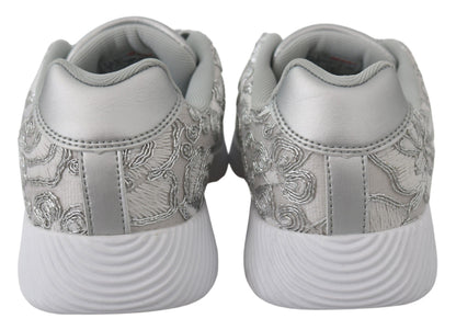 Plein Sport Silver Gleam Runner Joice Sneakers