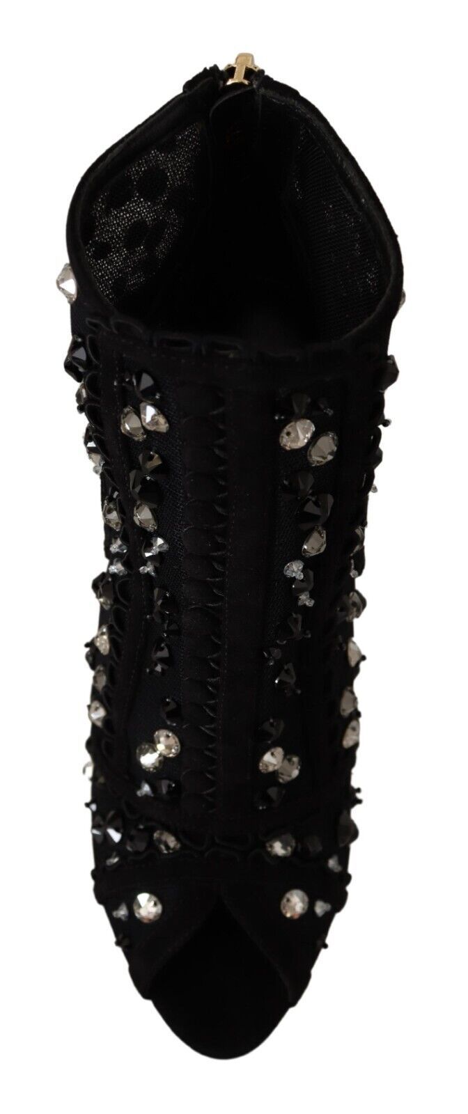 Dolce &amp; Gabbana Embellished Crystal Short Boots