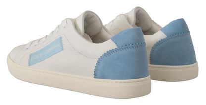 Dolce &amp; Gabbana Exquisite Italian Leather Low-Top Sneakers