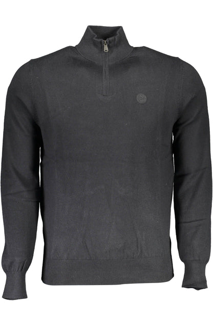 North Sails Black Cotton Men Sweater