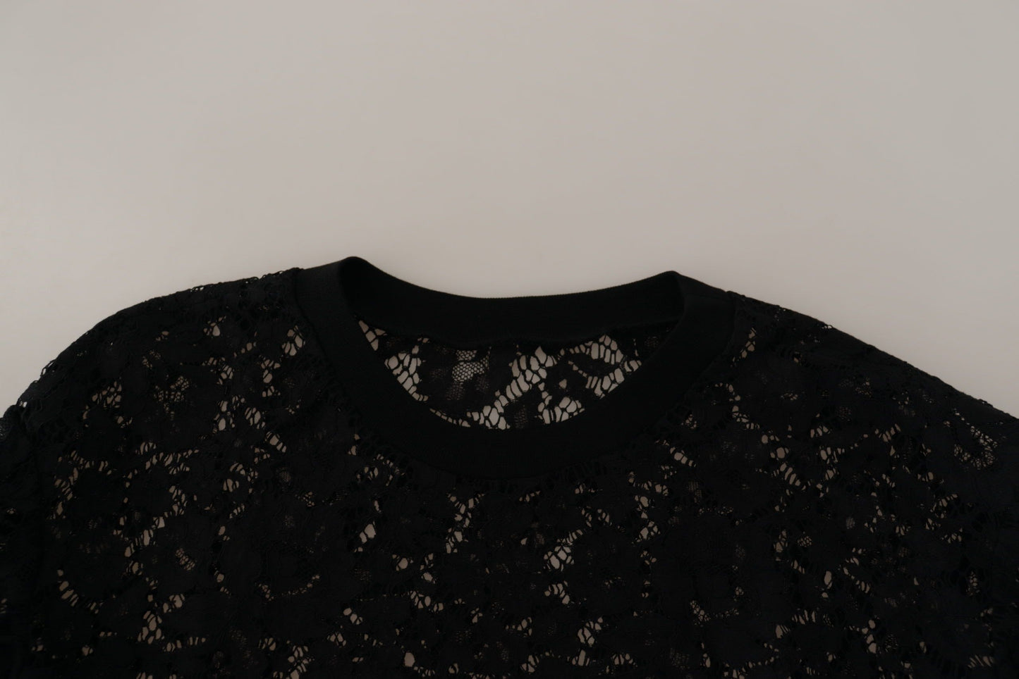 Dolce &amp; Gabbana Elegant Black Long Sleeve Blouse Top