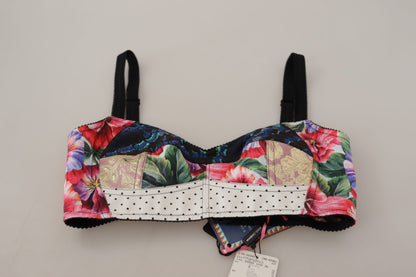 Dolce &amp; Gabbana Floral Print Cropped Corset Top