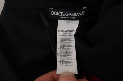 Dolce &amp; Gabbana Elegant Red Bodycon Midi Dress