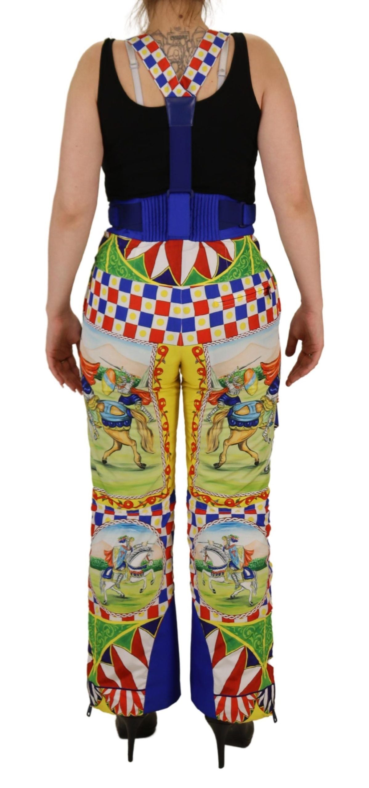 Dolce &amp; Gabbana Multicolor High Waist Snow Pants