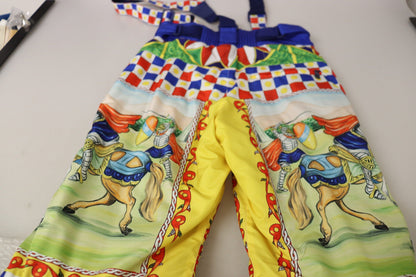 Dolce &amp; Gabbana Multicolor High Waist Snow Pants