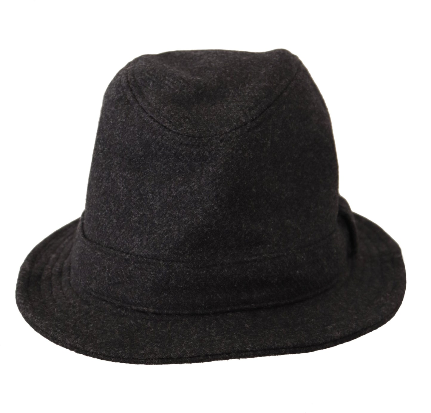 Dolce &amp; Gabbana Elegant Gray Trilby Hat in Wool and Cashmere