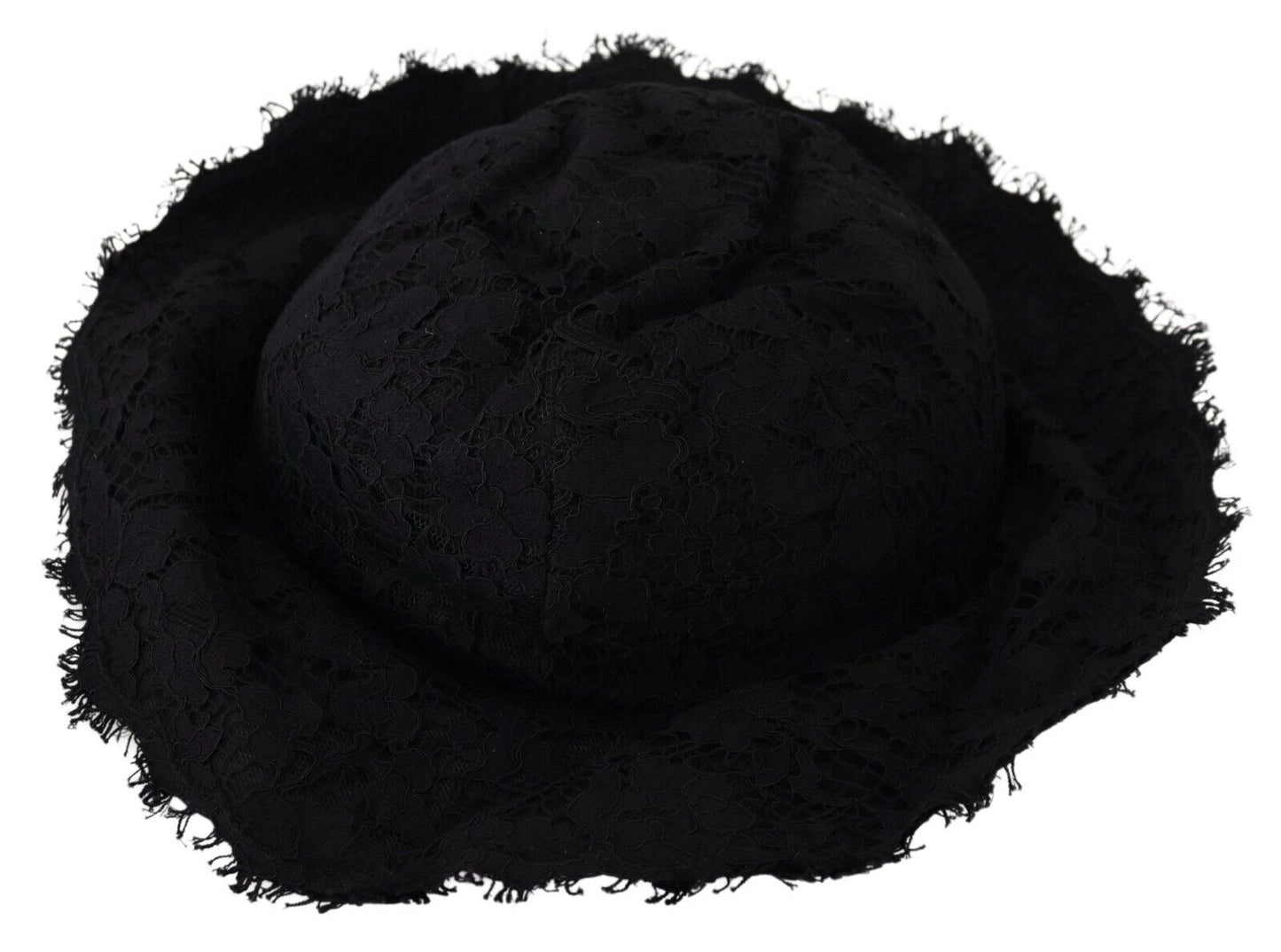 Dolce &amp; Gabbana Elegant Sun-Ready Black Designer Hat