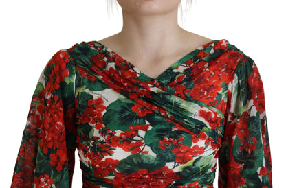 Dolce &amp; Gabbana Enchanting Floral Print Sheath Dress