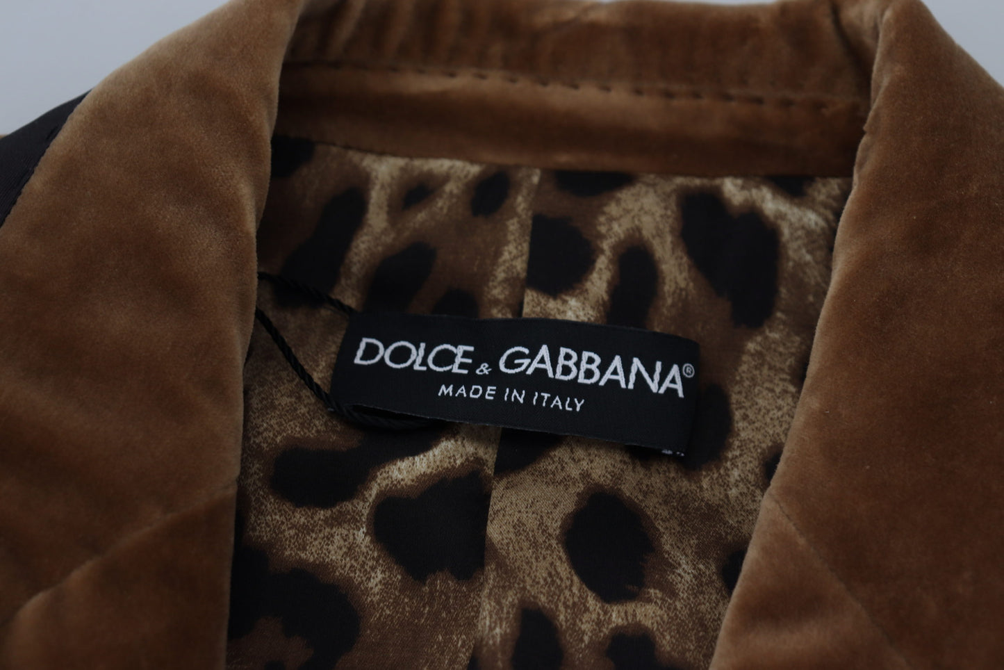 Dolce &amp; Gabbana Elegant Double Breasted Brown Blazer Jacket