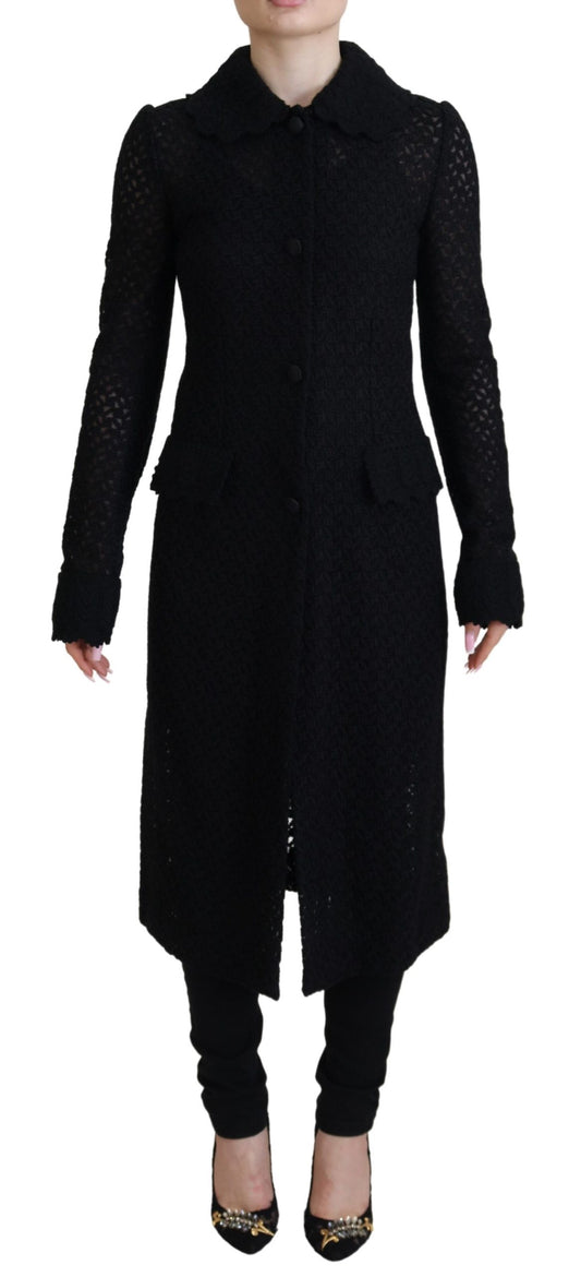 Dolce &amp; Gabbana Classic Button Down Knitted Long Jacket