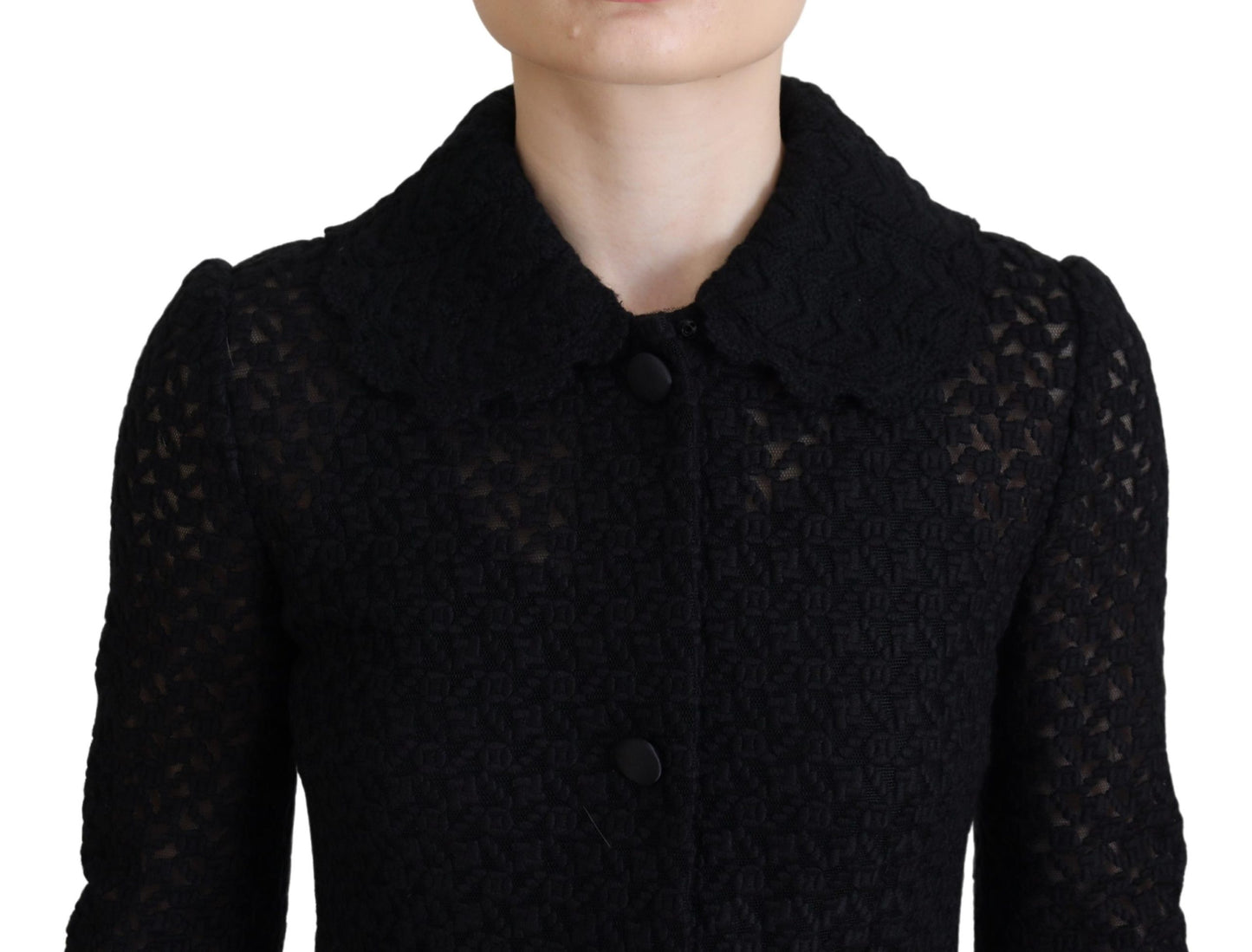 Dolce &amp; Gabbana Classic Button Down Knitted Long Jacket