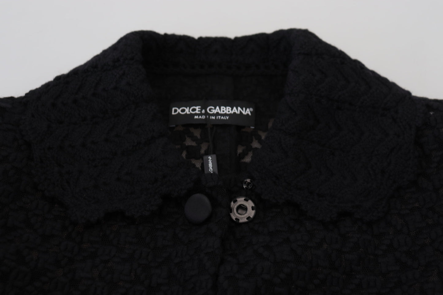 Dolce &amp; Gabbana Classic Button Down Knitted Long Jacket