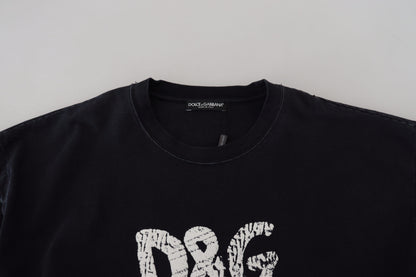 Dolce &amp; Gabbana Elegant Cotton Round Neck Tee with Print