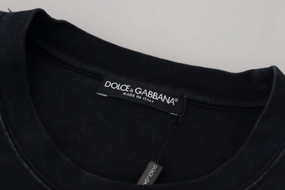 Dolce &amp; Gabbana Elegant Cotton Round Neck Tee with Print