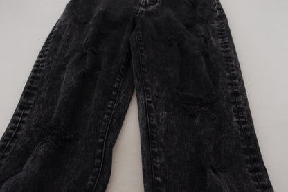 Dolce &amp; Gabbana Elegant Black Denim Pants