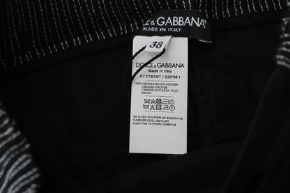 Dolce &amp; Gabbana Elegant Black Cotton Pants