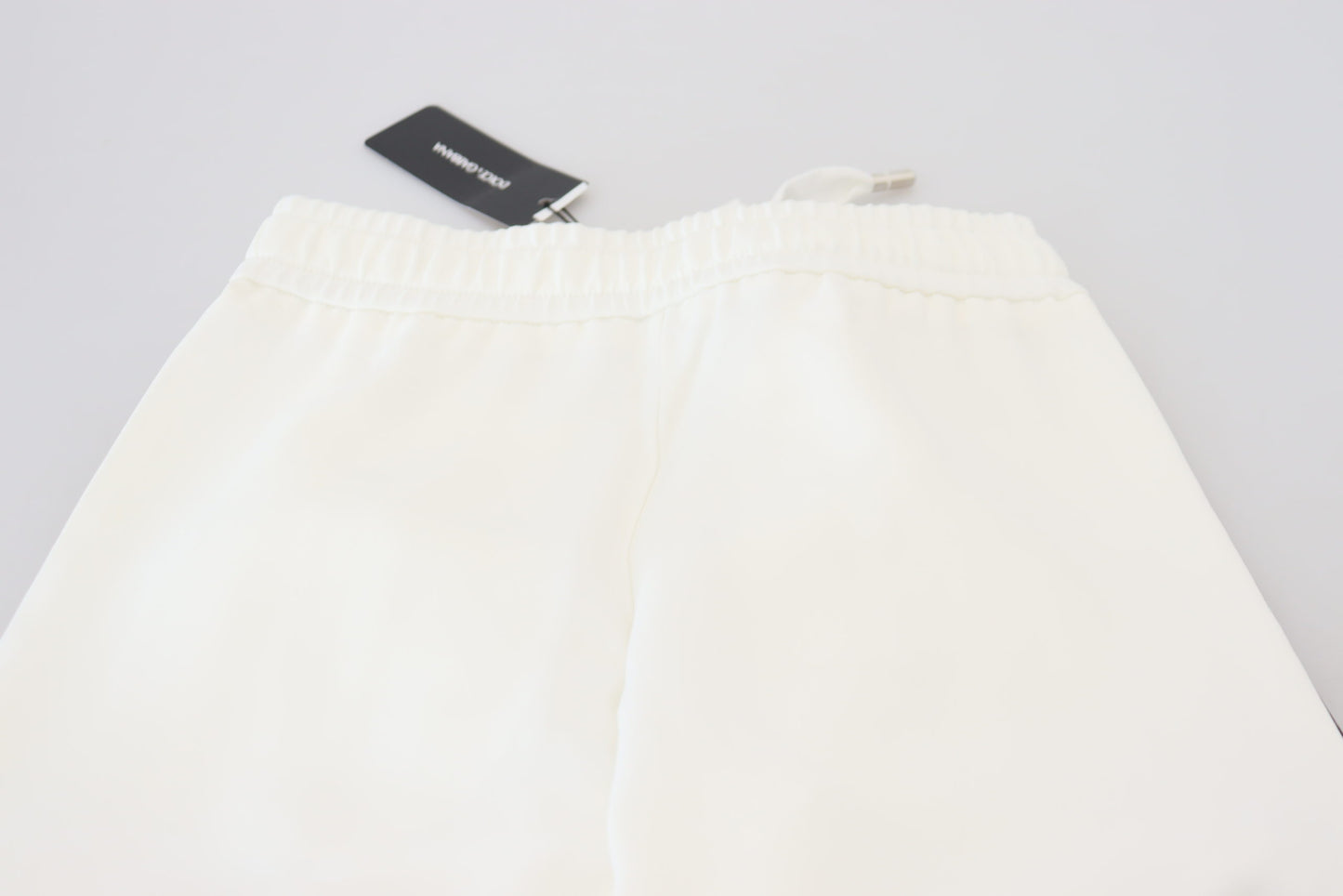 Dolce &amp; Gabbana Chic White Jogger Pants for Elevated Comfort