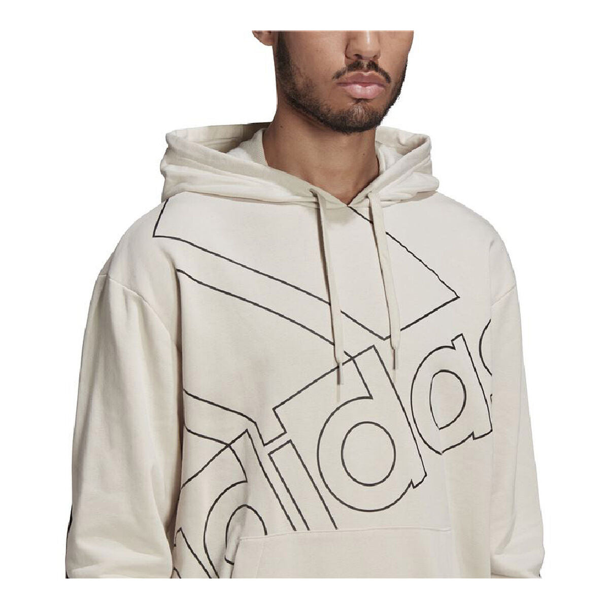 Heren Hoodie Adidas Giant Beige