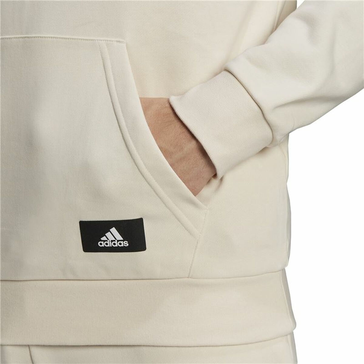 Herenhoodie Adidas Future Icons Beige