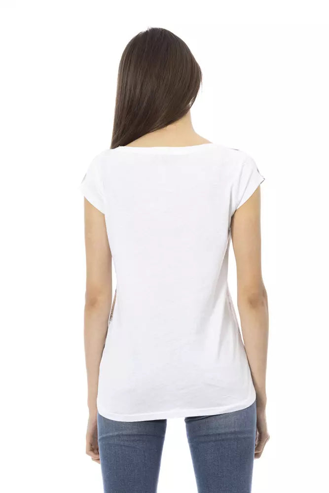 Trussardi Action White Cotton Women Top