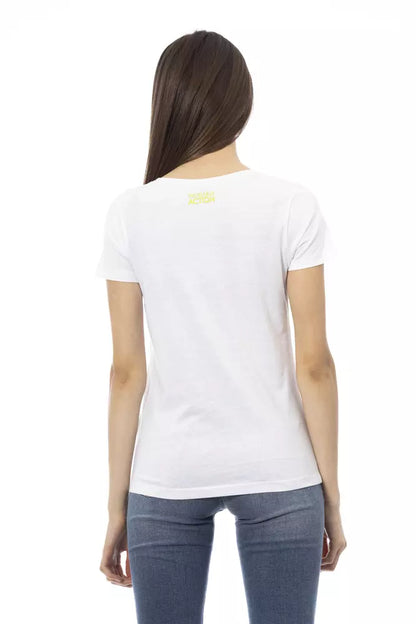 Trussardi Action White Cotton Women's Top