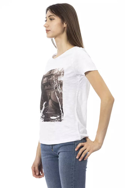 Trussardi Action White Cotton Women's Top