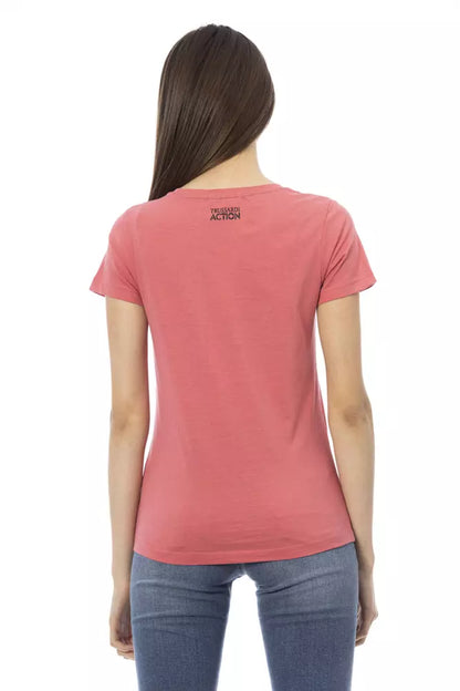 Trussardi Action Multicolor Cotton Women T-Shirt