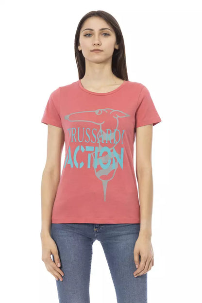 Trussardi Action Multicolor Cotton Women T-Shirt